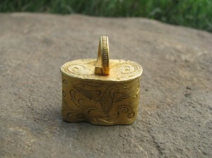 Gold bell from a shipwreck